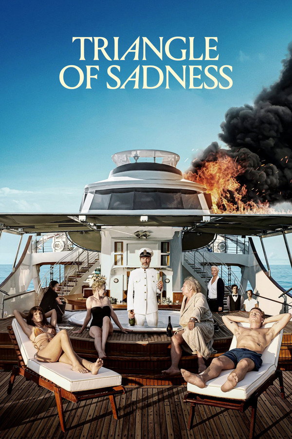 Triangle of Sadness (2022) - Premium Movie Poster