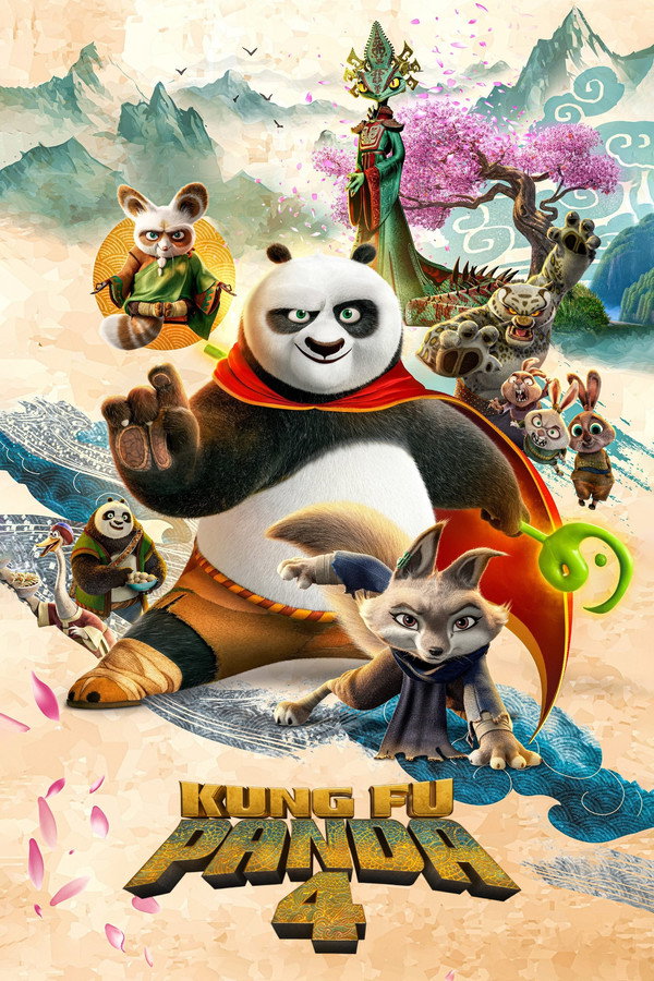 Kung Fu Panda 4 (2024) - Premium Movie Poster