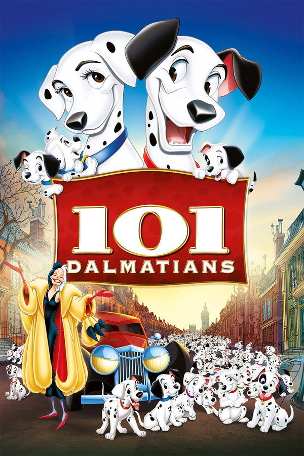 One Hundred and One Dalmatians (1961) - Premium Movie Poster