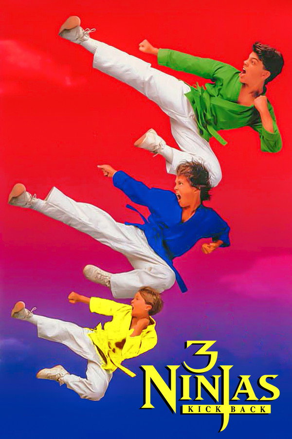 3 Ninjas Kick Back (1994) - Premium Movie Poster