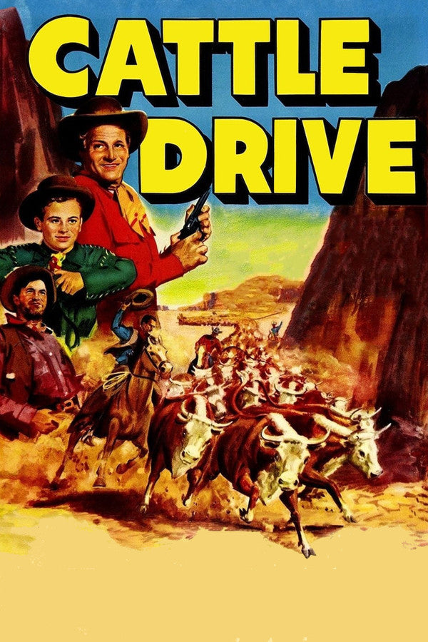 Cattle Drive (1951) - Premium Movie Poster
