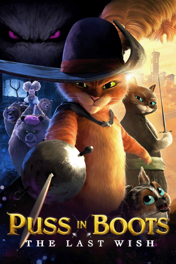 Puss in Boots: The Last Wish (2022) - Premium Movie Poster