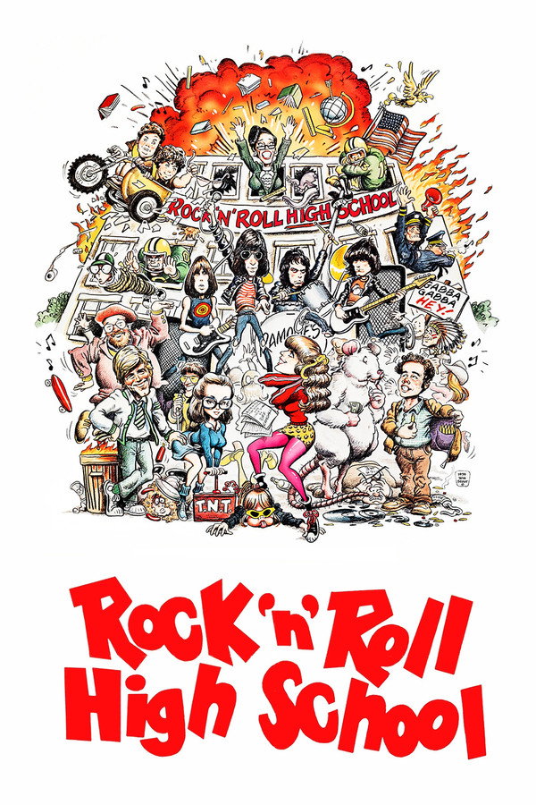 Rock 'n' Roll High School (1981) - Premium Movie Poster