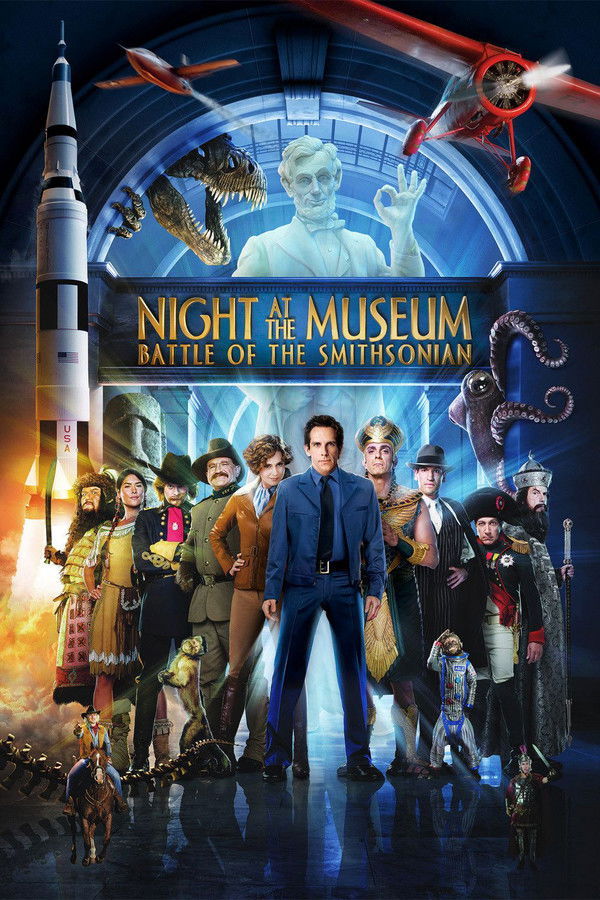 Night at the Museum: Battle of the Smithsonian (2009) - Premium Movie Poster