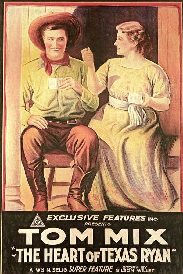The Heart of Texas Ryan (1917) - Premium Movie Poster