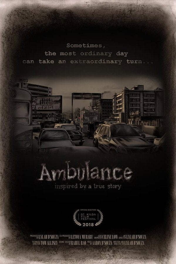Ambulance (2022) - Premium Movie Poster