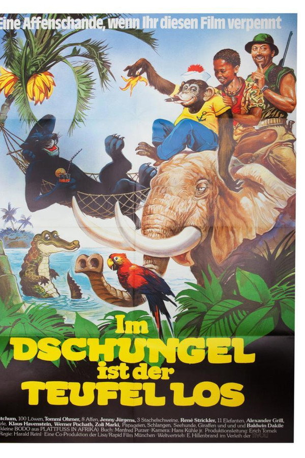 Im Dschungel ist der Teufel los (1982) - Premium Movie Poster