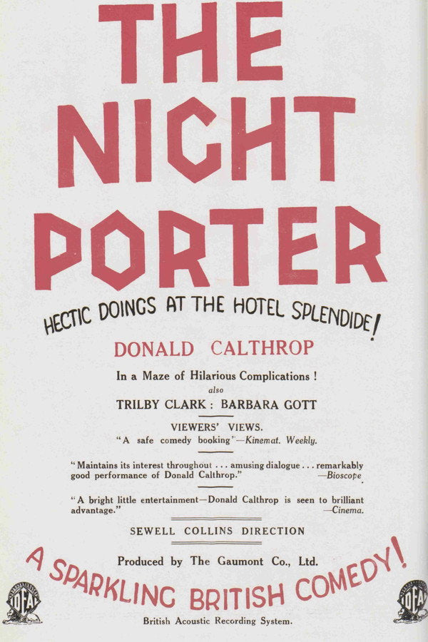The Night Porter (1974) - Premium Movie Poster