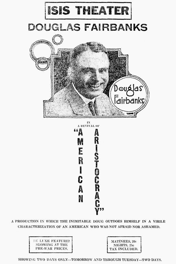 American Aristocracy (1916) - Premium Movie Poster
