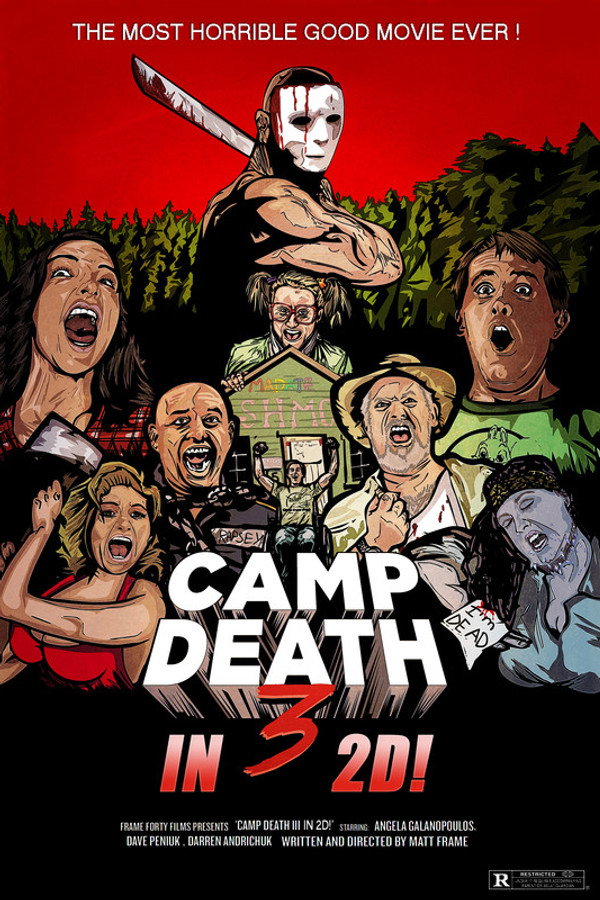Camp Death III in 2D! (2018) - Premium Movie Poster