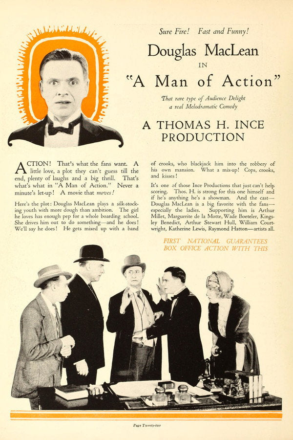 A Man of Action (2022) - Premium Movie Poster