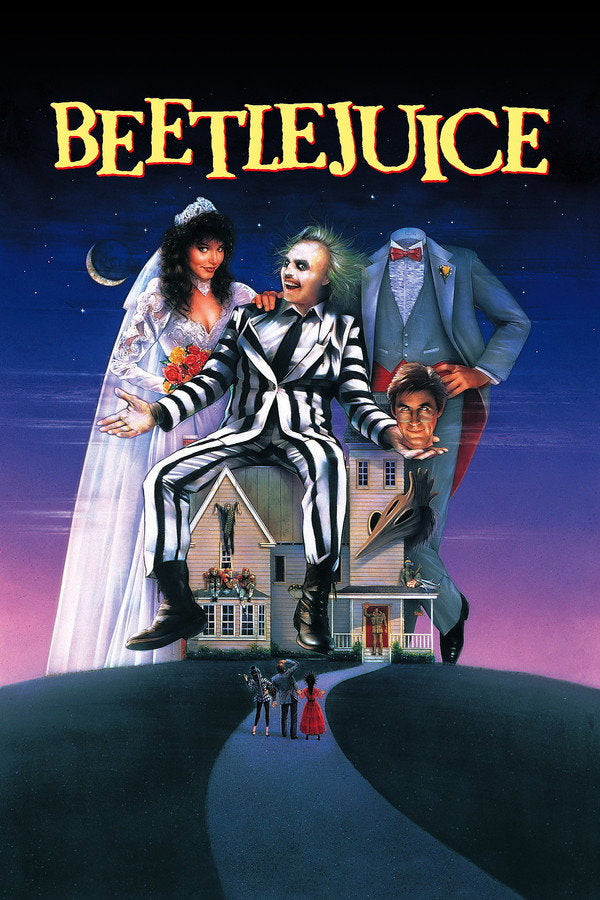 Beetlejuice (1988) - Premium Movie Poster