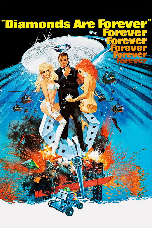Diamonds Are Forever (1971) - Premium Movie Poster