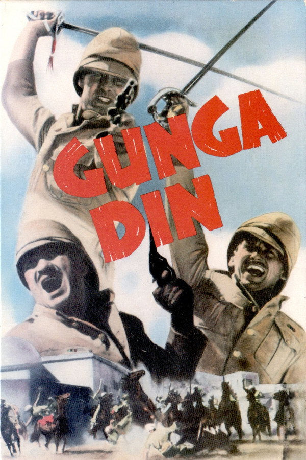 Gunga Din (1939) - Premium Movie Poster