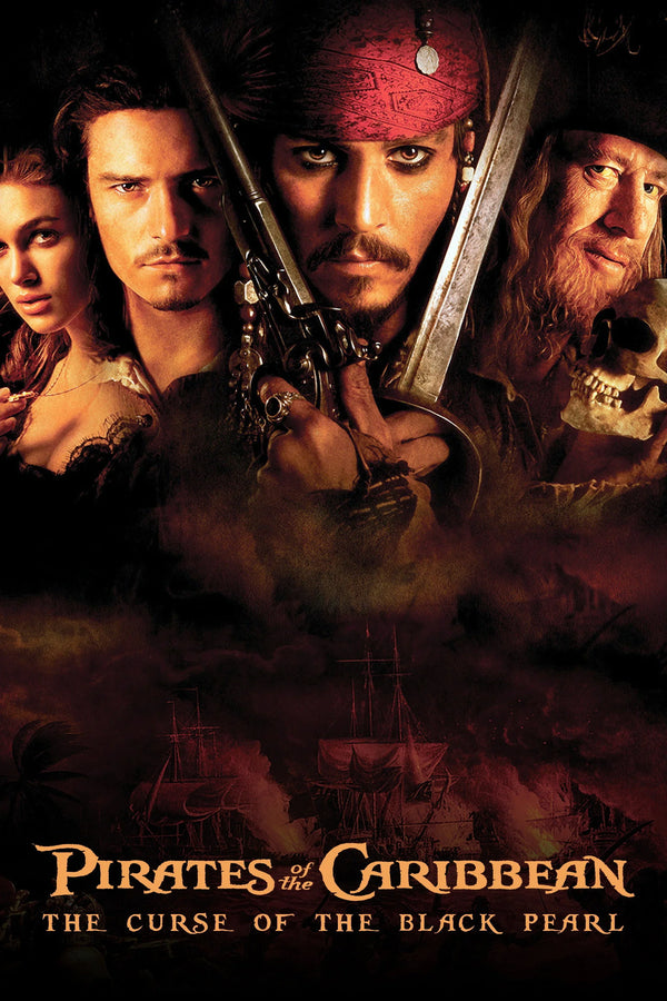 Pirates Caribbean 2003: Black Pearl Poster Art - Premium Movie Poster