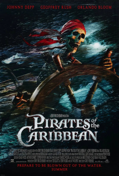 Pirates Caribbean 2003 Poster - Premium Movie Poster