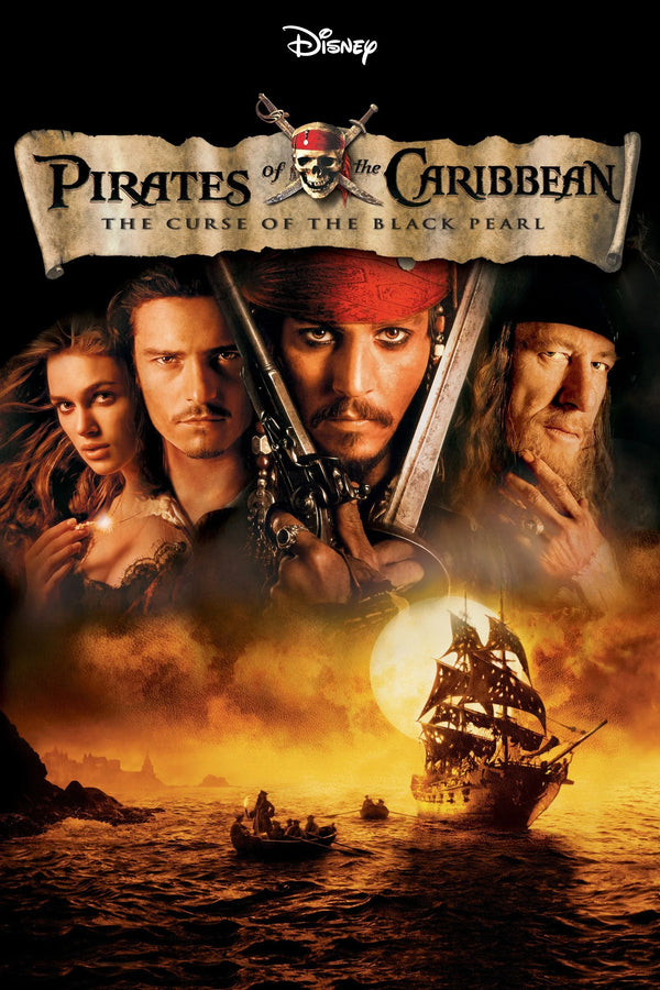 Pirates of the Caribbean 2003: Black Pearl Poster Art - Premium Movie Poster