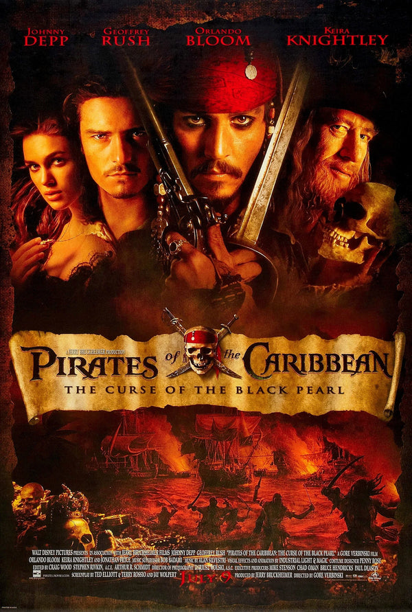 Pirates of the Caribbean (2003) Black Pearl Poster - Premium Movie Poster