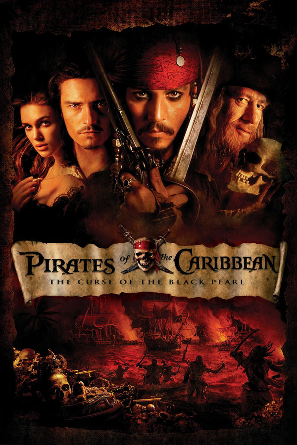 Pirates of the Caribbean (2003) Epic Wall Art Poster - Premium Movie Poster