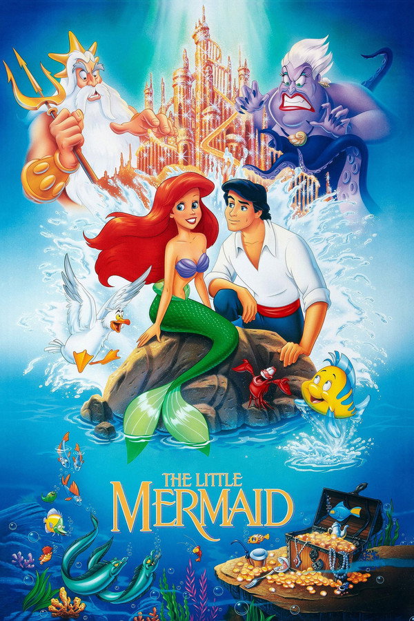 The Little Mermaid (1989) - Premium Movie Poster