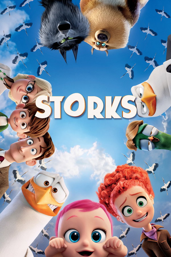 Storks (2016) - Premium Movie Poster