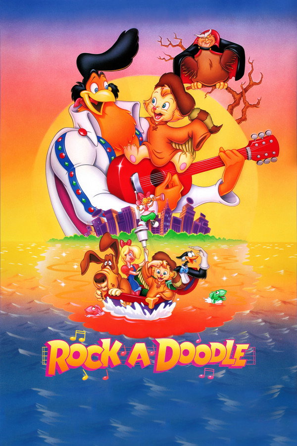 Rock-A-Doodle (1991) - Premium Movie Poster