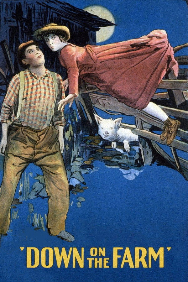 Down on the Farm (1920) - Premium Movie Poster