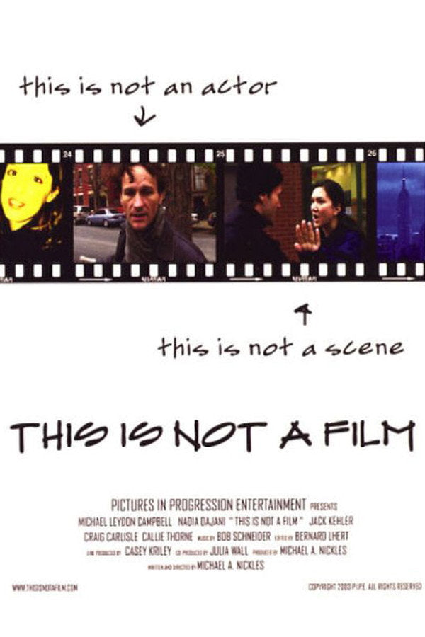 This Is Not a Film (2012) - Premium Movie Poster