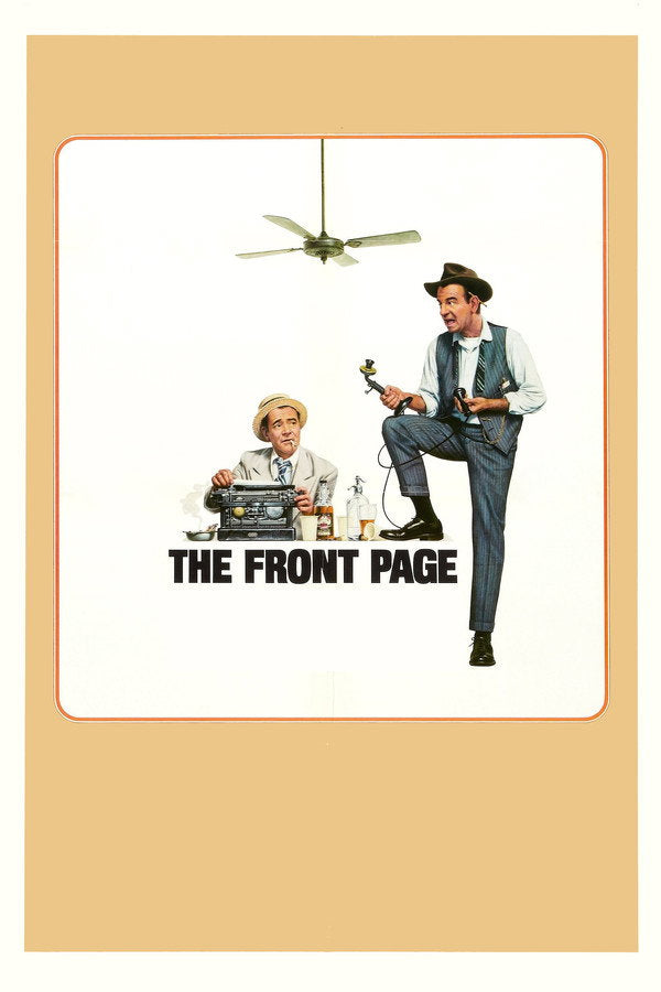 The Front Page (1975) - Premium Movie Poster