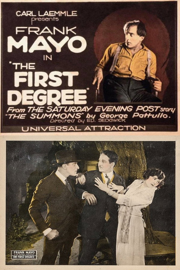 The First Degree (1923) - Premium Movie Poster