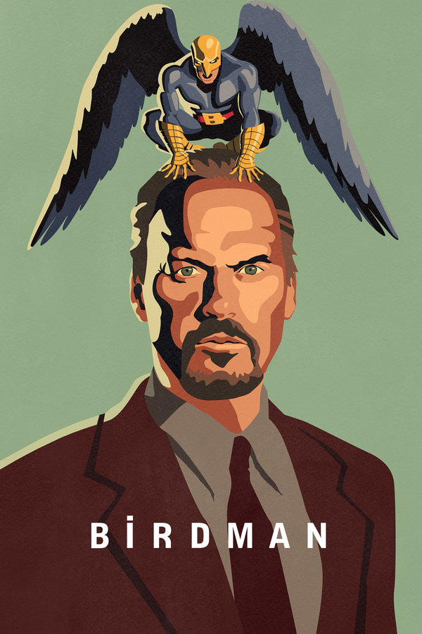 Birdman or (The Unexpected Virtue of Ignorance) (2014) - Premium Movie Poster