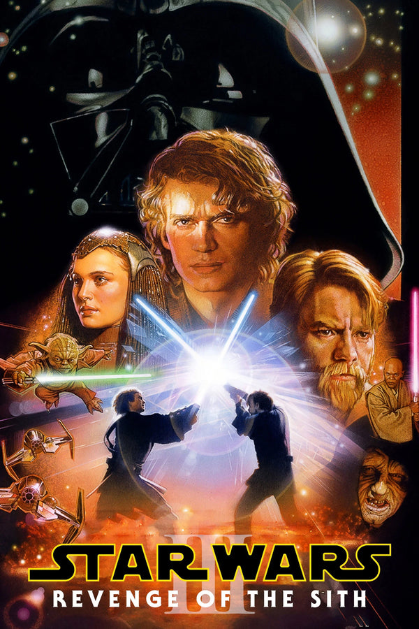 Revenge of the Sith 2005 Poster: Anakin's Fall - Premium Movie Poster