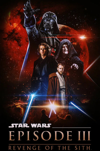 Revenge of the Sith 2005 Poster: Epic Star Wars Art - Premium Movie Poster