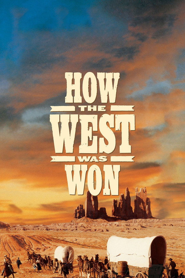 How the West Was Won (1963) - Premium Movie Poster
