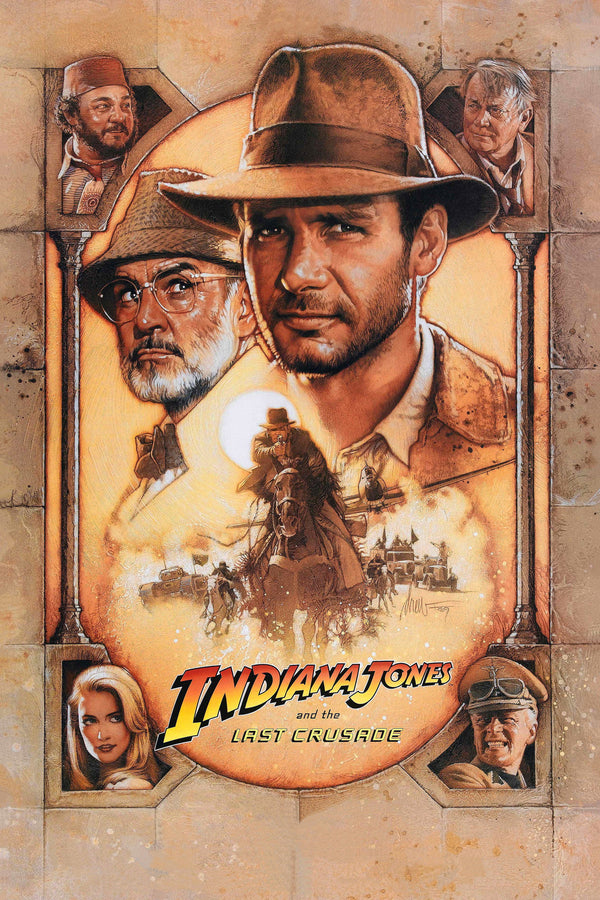 Indiana Jones and the Last Crusade (1989) - Premium Movie Poster