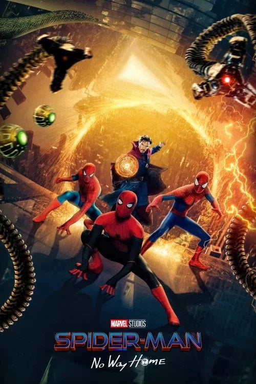 Spider-Man: No Way Home(2021) - Film Buff Wall Art - Premium Movie Poster