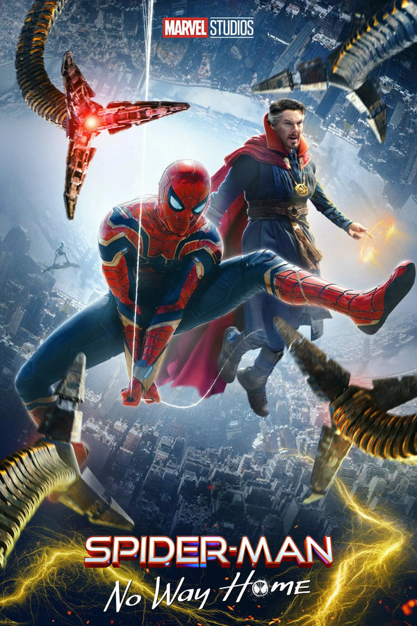 Spider-Man: No Way Home 2021 Hero Print - Premium Movie Poster