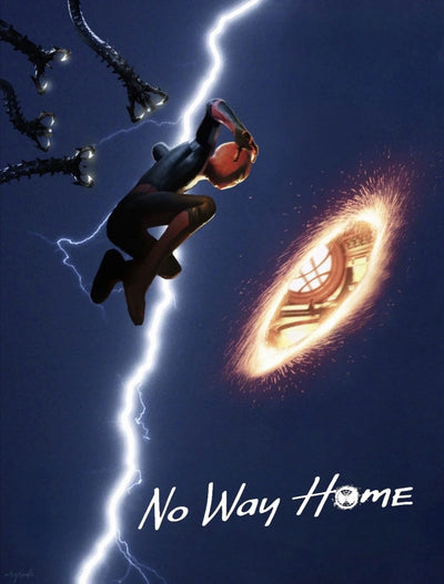 Spider-Man: No Way Home(2021) - Modern Art Film Print - Premium Movie Poster