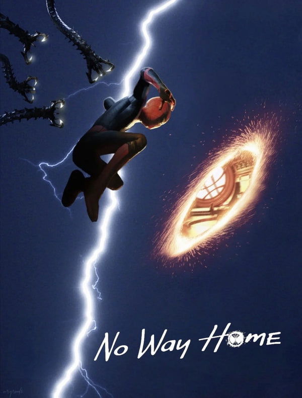 Spider-Man: No Way Home(2021) - Modern Art Film Print - Premium Movie Poster