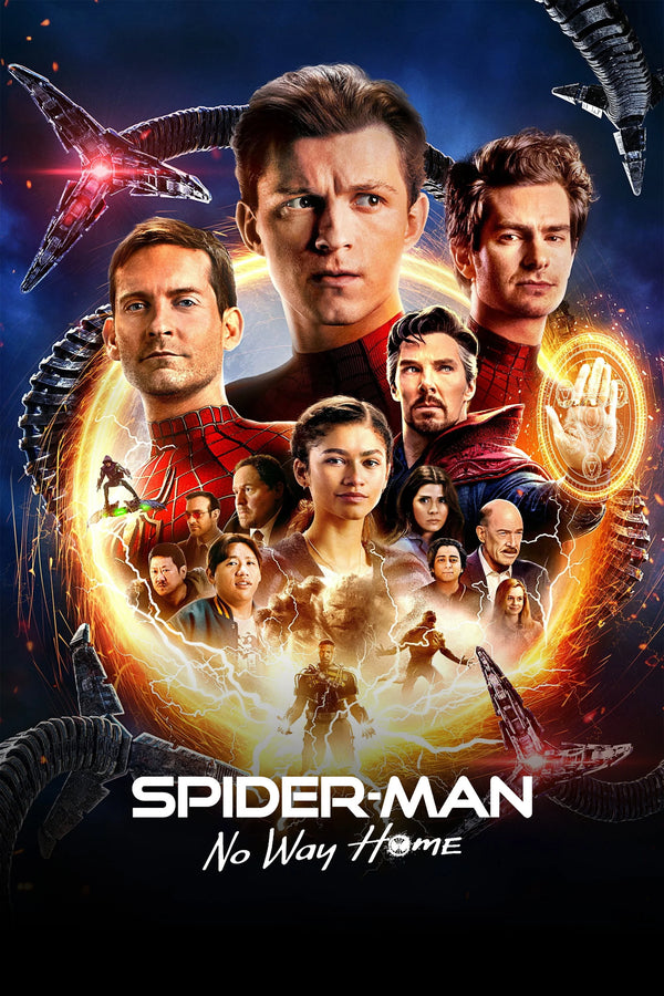 Spider-Man No Way Home 2021 Poster Art Print - Premium Movie Poster