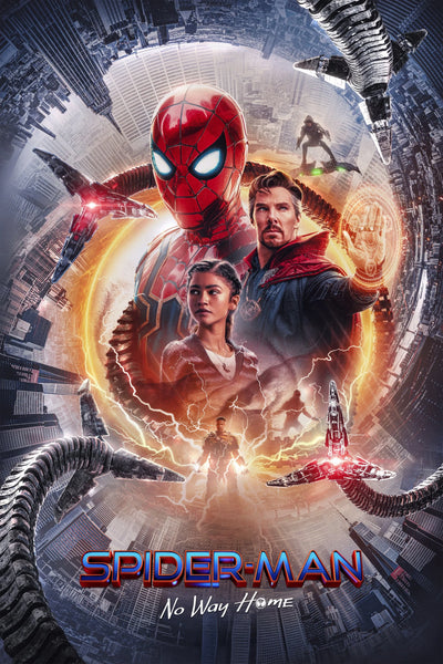 Spider-Man: No Way Home (2021) Poster - Premium Movie Poster