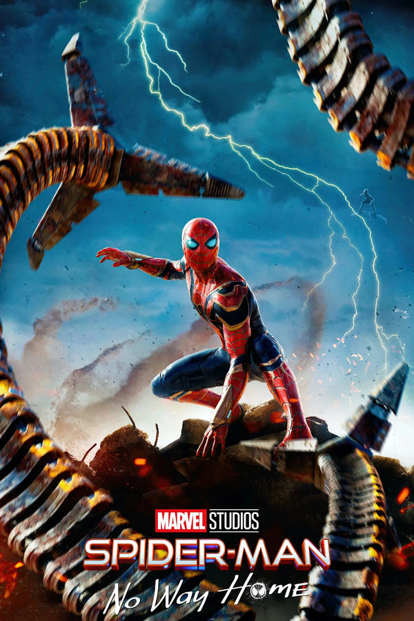 Spider-Man: No Way Home(2021) - Vintage Style Poster - Premium Movie Poster