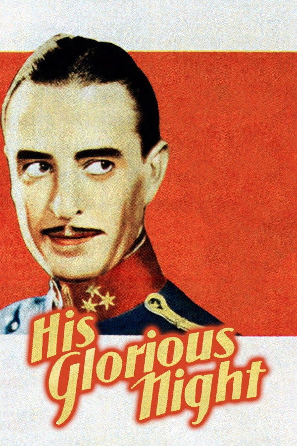 His Glorious Night (1929) - Premium Movie Poster