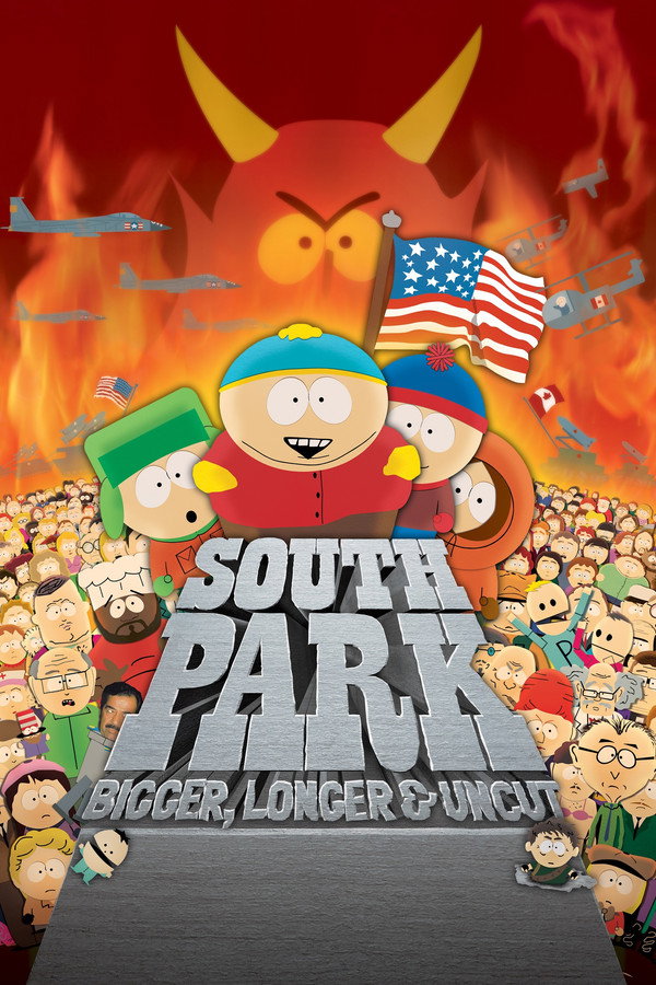 South Park: Bigger, Longer & Uncut (1999) - Premium Movie Poster