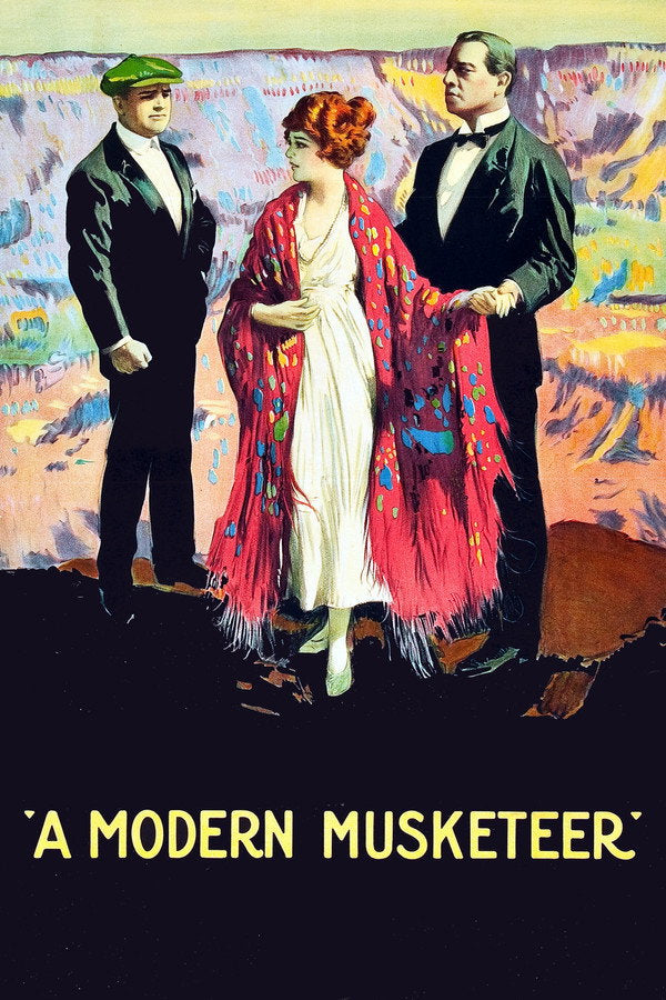 A Modern Musketeer (1917) - Premium Movie Poster
