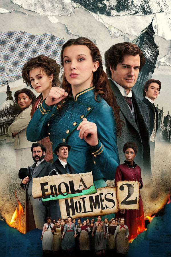 Enola Holmes 2 (2022) - Premium Movie Poster