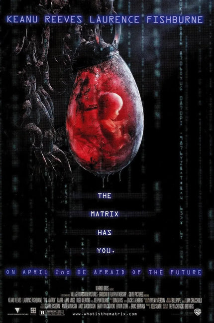 The Matrix 1999 Cyberpunk Poster - Premium Movie Poster