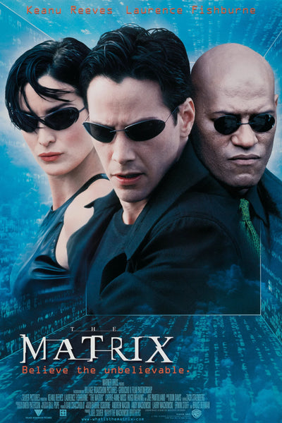 The Matrix 1999 Cyberpunk Wall Art Print - Premium Movie Poster
