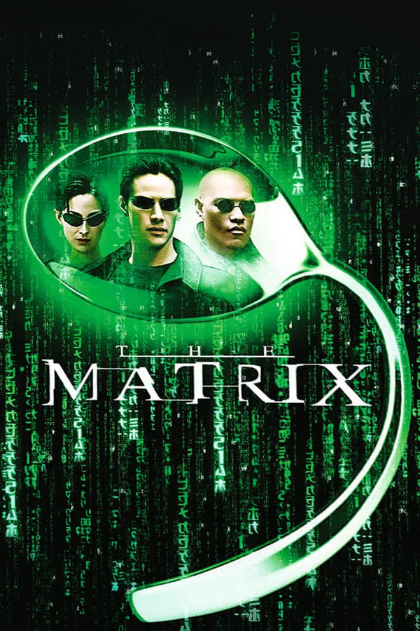 The Matrix (1999) Iconic Digital Rain Poster Art - Premium Movie Poster