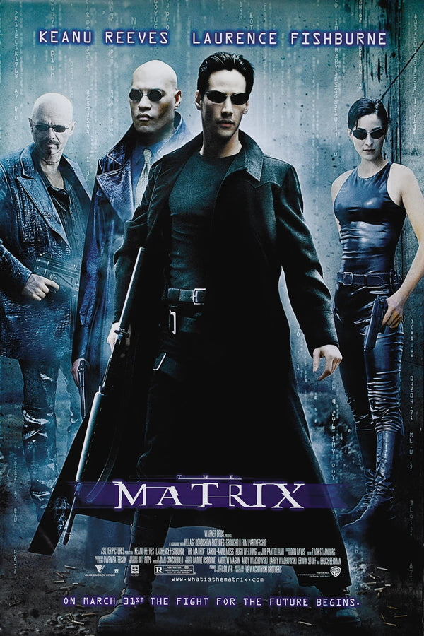 The Matrix 1999: Iconic Green Code Wall Art - Premium Movie Poster